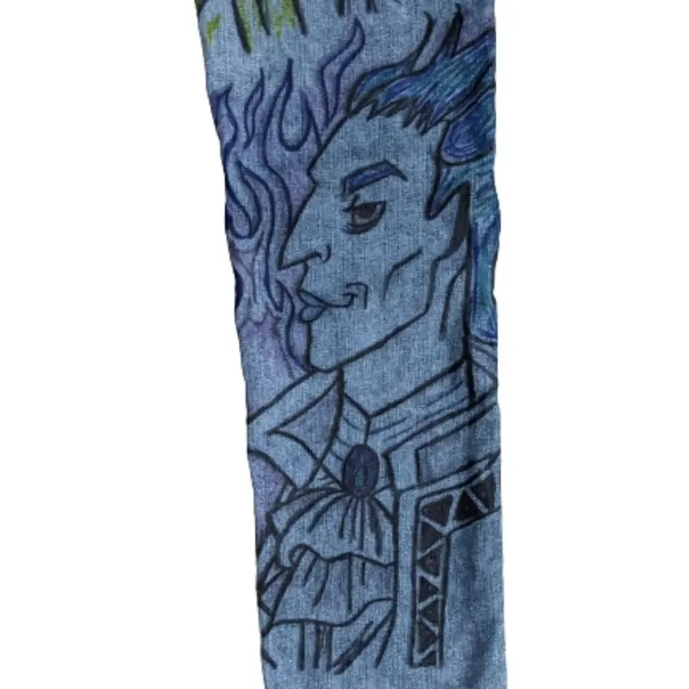Reckless Jeans with Graffiti Custom Art Junior's 5